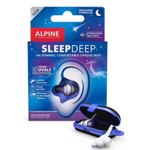 SleepDepp - Alpine - Earplugs - Reusable 100x