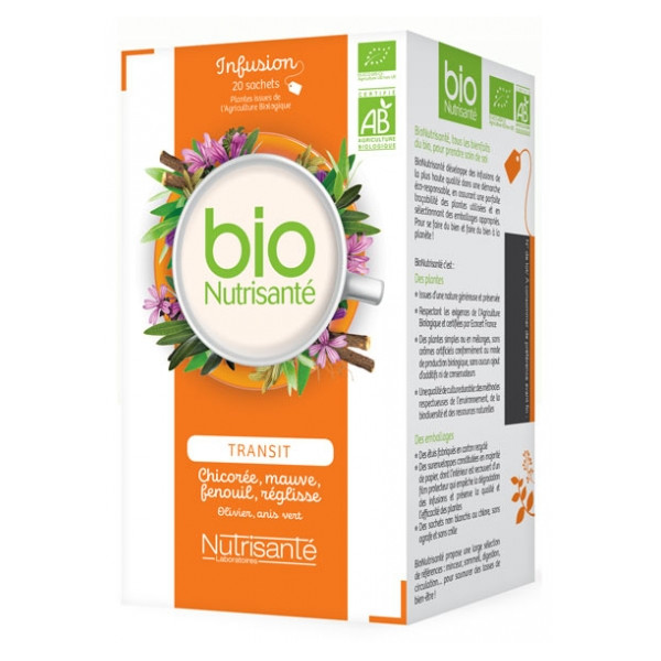 Nutrisanté Infusion Bio Transit 20 Sachets