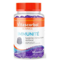 Vitascorbol Immunité - Système immunitaire renforcé - 50 gommes