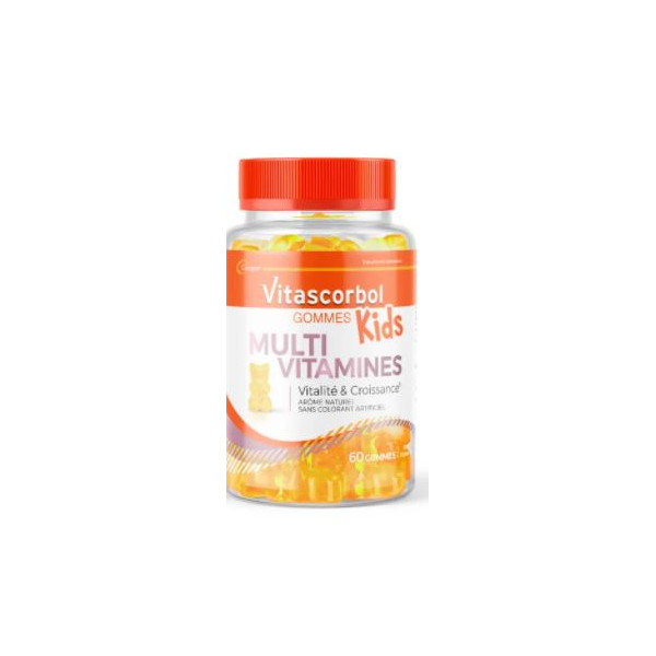 Vitascorbol Multi-Vitamines Kids - Vitalité & Croissance - 60 gommes