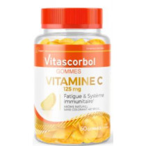 Vitascorbol Vitamine C - Fatigue & Immunité - Arôme Naturel - 60 gommes