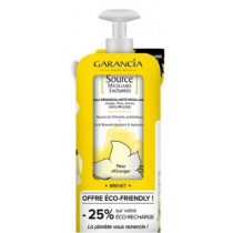 Source Micellaire Enchantée Micellar Cleansing Water with Orange Blossom - Garancia 400ml + Refill