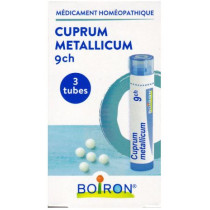 Cuprum Metallicum 9 CH - 3 Tubes Granules - Boiron