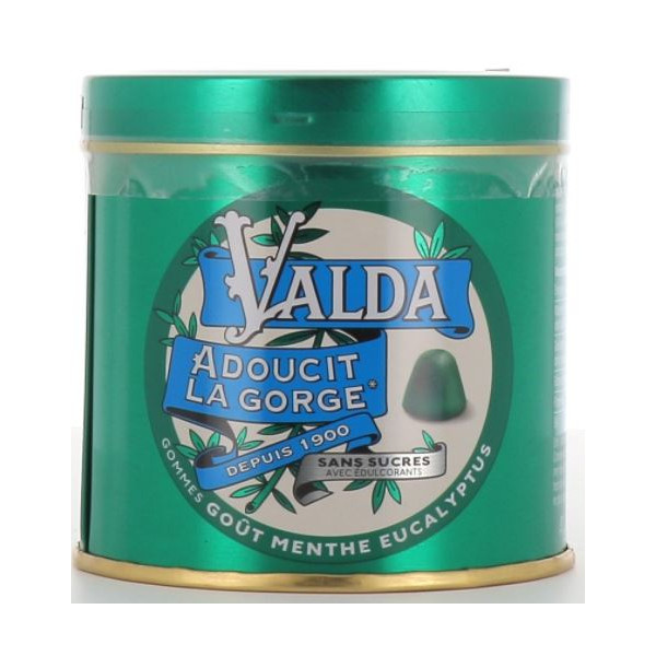 Valda - Goût Menthe & Eucalyptus - Sans Sucre - 160 g