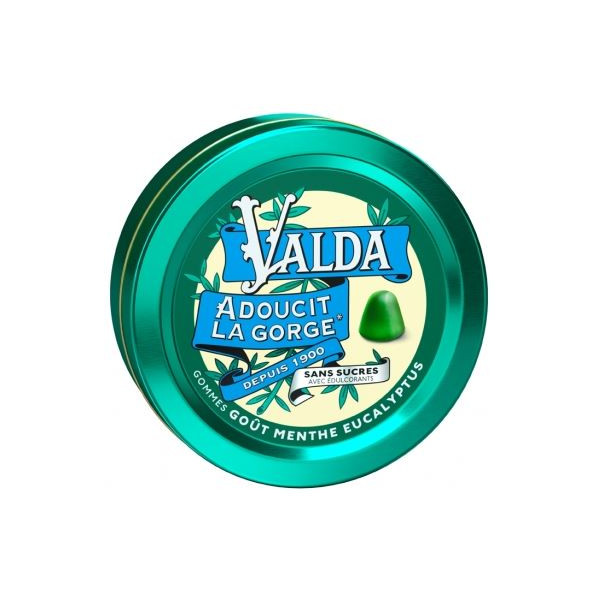Valda - Softens the Throat - Eucalyptus Mint - 50 g