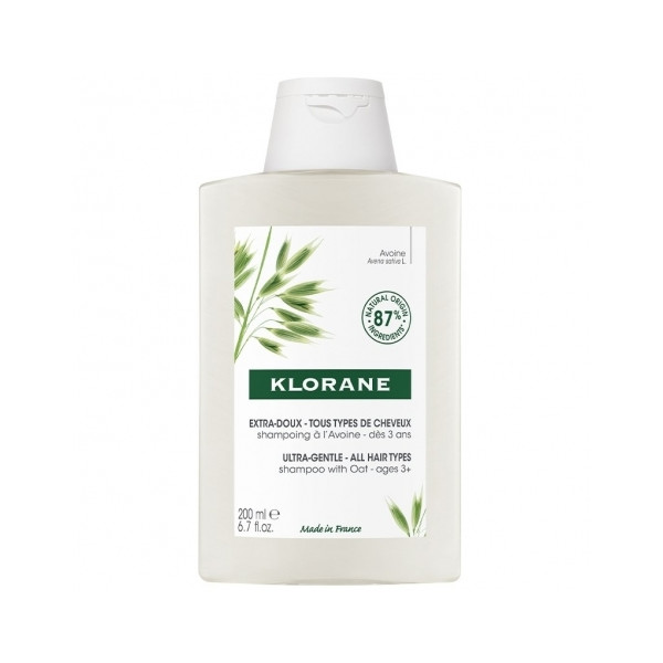 Extra Gentle Protective Oat Milk Shampoo, Klorane, 200 ml