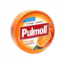 Pulmoll - Orange - Vitamine C - Sans sucres - 45g