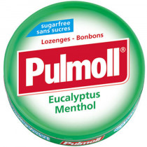 Pulmoll - Eucalyptus Menthe - Sans Sucres - 45 g