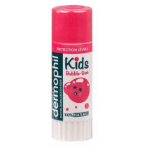 Stick Lèvres Enfant - Goût Bubble Gum - Dermophil Indien - 4 g