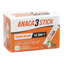 Stick Minceur 12 en 1 - Anaca3 - 14 Sticks Orodispersibles