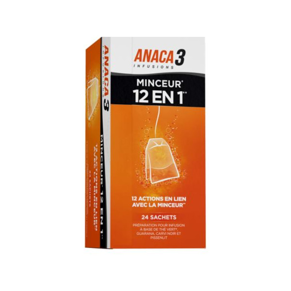 Slimming Infusion 12 in 1 - Anaca3 - 24 sachets Anaca 3