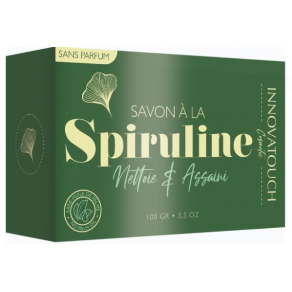 Savon à la Spiruline - Nettoie & Assainit - Innovatouch - 100g