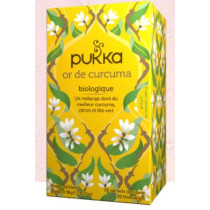Turmeric Gold Herbal Tea - Organic - Pukka - 20 Sachets
