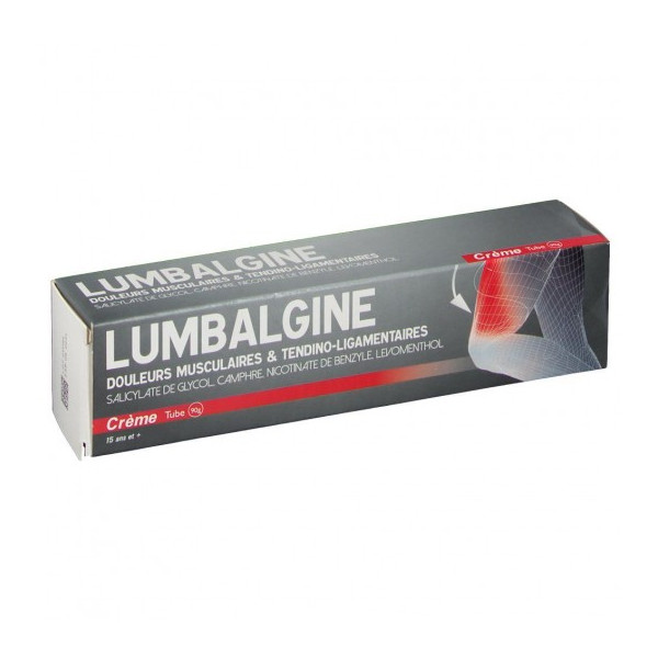 Lumbalgine Cream for Muscular, Tendon and Ligament Pain – 50g Tube