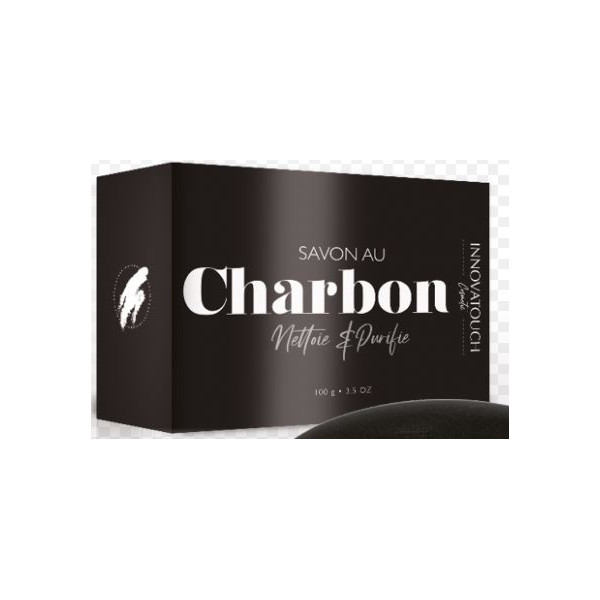 Charcoal Soap - Cleanses & Purifies - Innovatouch - 100g