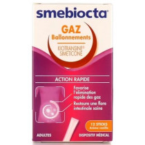 Smebiocta - Gaz Ballonnements - 12 sticks