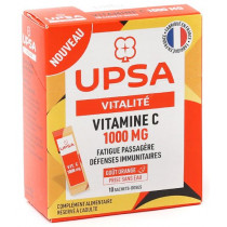 Vitamine C 1000mg - Vitalité - UPSA - 10 sachets doses