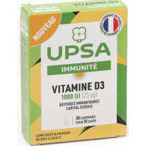 Vitamin D3 1000UI - Immunity - UPSA - 30 tablets