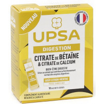 Citrate de Bétaïne - Digestion - Citron-Menthe - 10 sachets-doses
