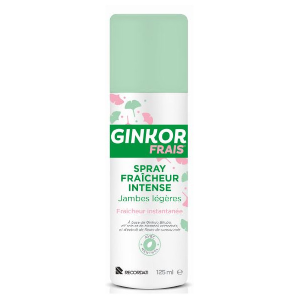 Ginkor Spray, Spray fraicheur intense pour les jambes 125 ml