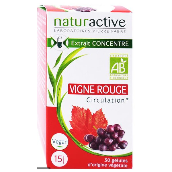 Vigne Rouge - Circulation - Naturactive - 30 gélules