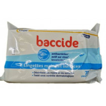 Antibacterial Wipes - Hands and Surface - Baccide - 70 wipes