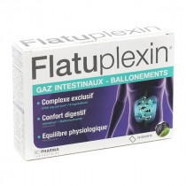 Flatuplexin - Traitement des Gaz intestinaux - Ballonnements - 3C Pharma - 16 Sachets