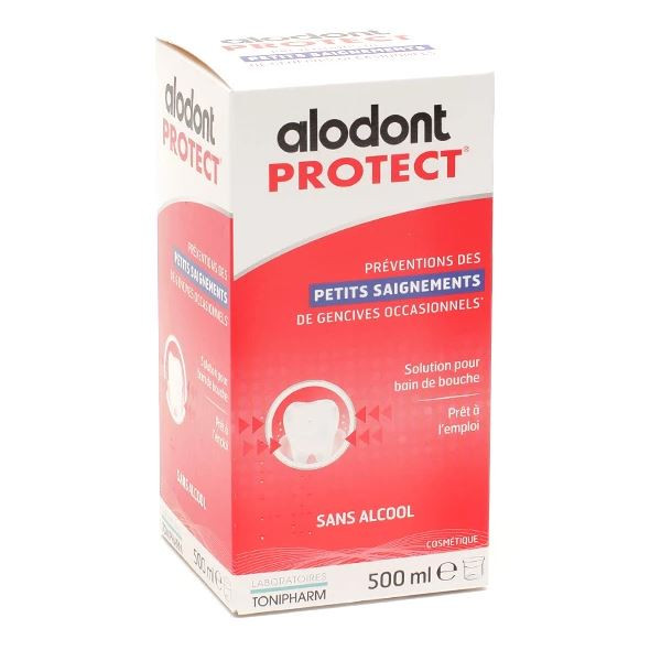 Mouthwash - Minor Bleeding - Alodont Protect - Alcohol Free - 500ml