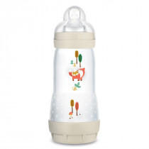 Mam Easy Start Anti-Colic Baby Bottle - From Birth - Flow 3 - Fox Linen - 320ml