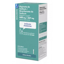 Sodium alginate 500 mg/ - Sodium bicarbonate 267mg - Biogaran - 12 dose sachets