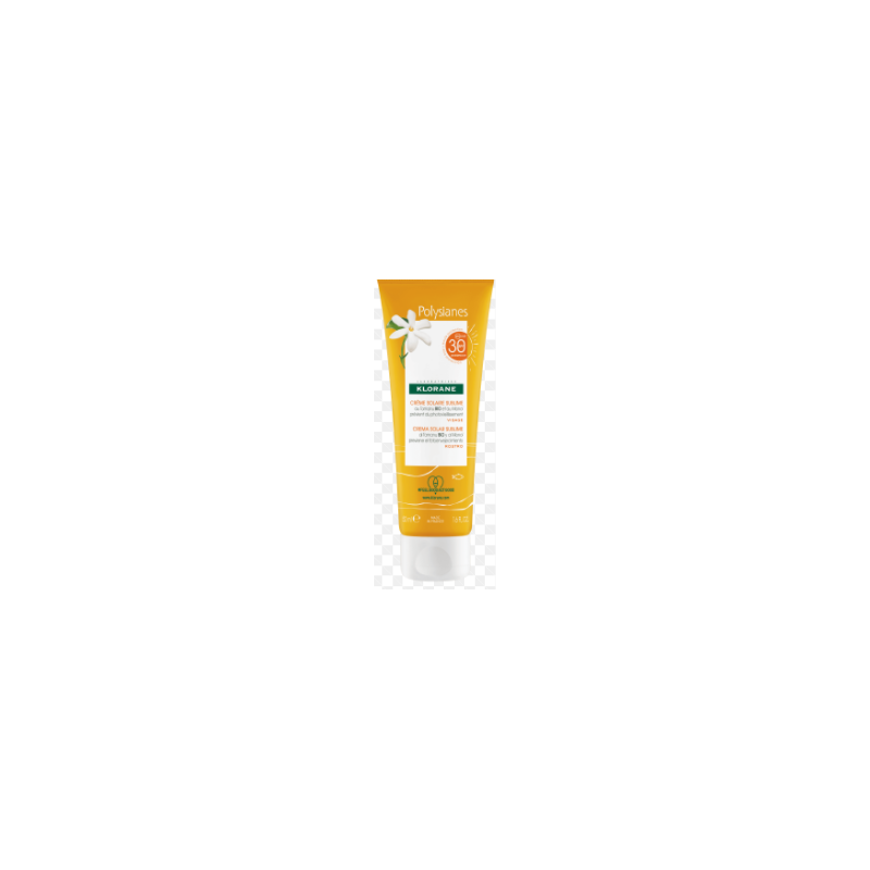 Crème Solaire Sublime Visage SPF 30 - Monoï & Tamanu Bio - Klorane - 30 ml