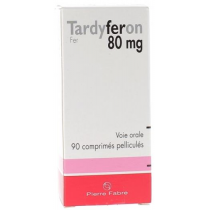 Tardyferon 80 mg, Fer, 90 Comprimés Enrobés