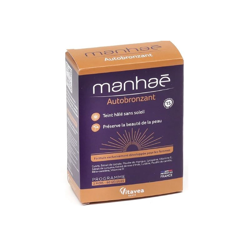 Self-tanning - Manhaé - 2 Months - 60 capsules