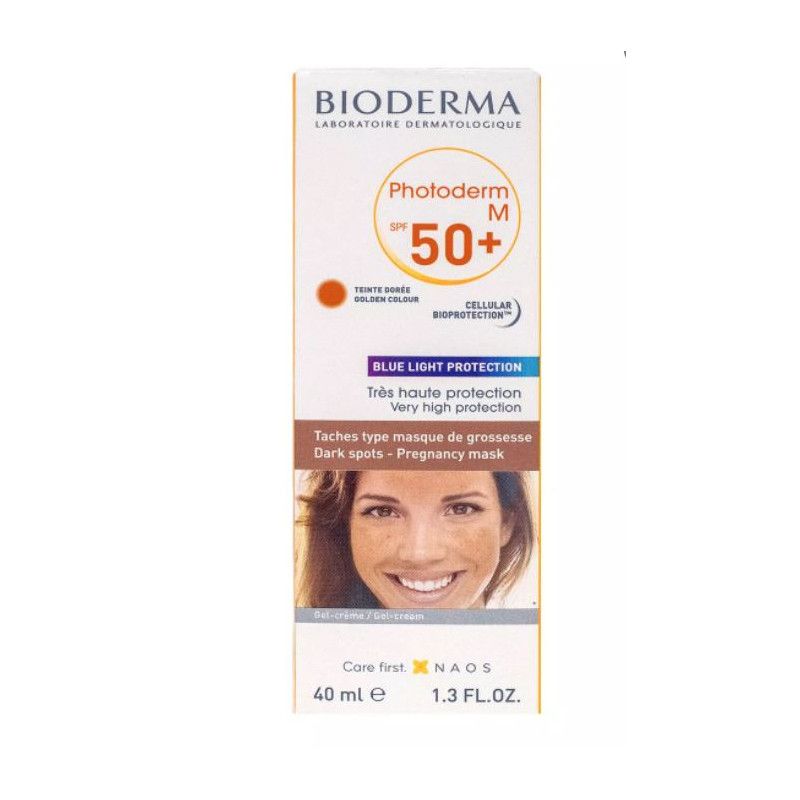 Photoderm M 50+ - Crème Teintée Dorée - Spécifique Masque de Grossesse - Bioderma  - 40 ml