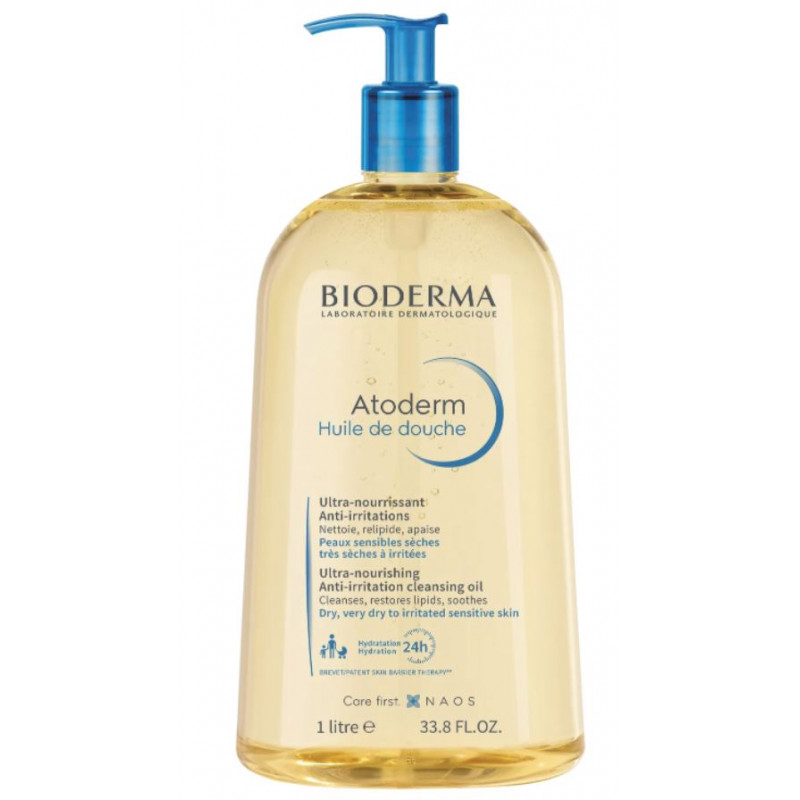 Atoderm Shower Oil, Ultra-Nourishing and Anti-Irritation - Bioderma, 1L