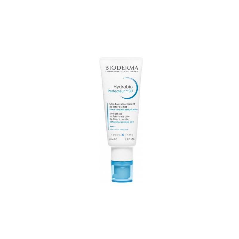 Hydrabio Perfecteur SPF 30, Soin Hydratant Lissant Booster d'Eclat - Bioderma, 40 ml