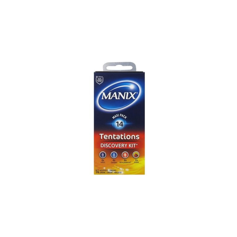 Manix Condoms - Discovery Kit - Temptations - 14 Condoms