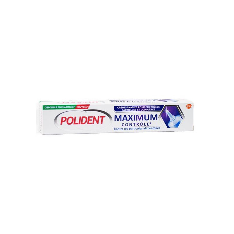 elect Huddle brittle Fixative Cream for Dentures - Maximum Control - Polident - 70 g Polident