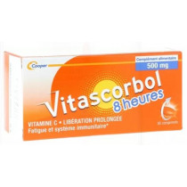 Vitascorbol - Vitamine C - Fatigue - 30 comprimés