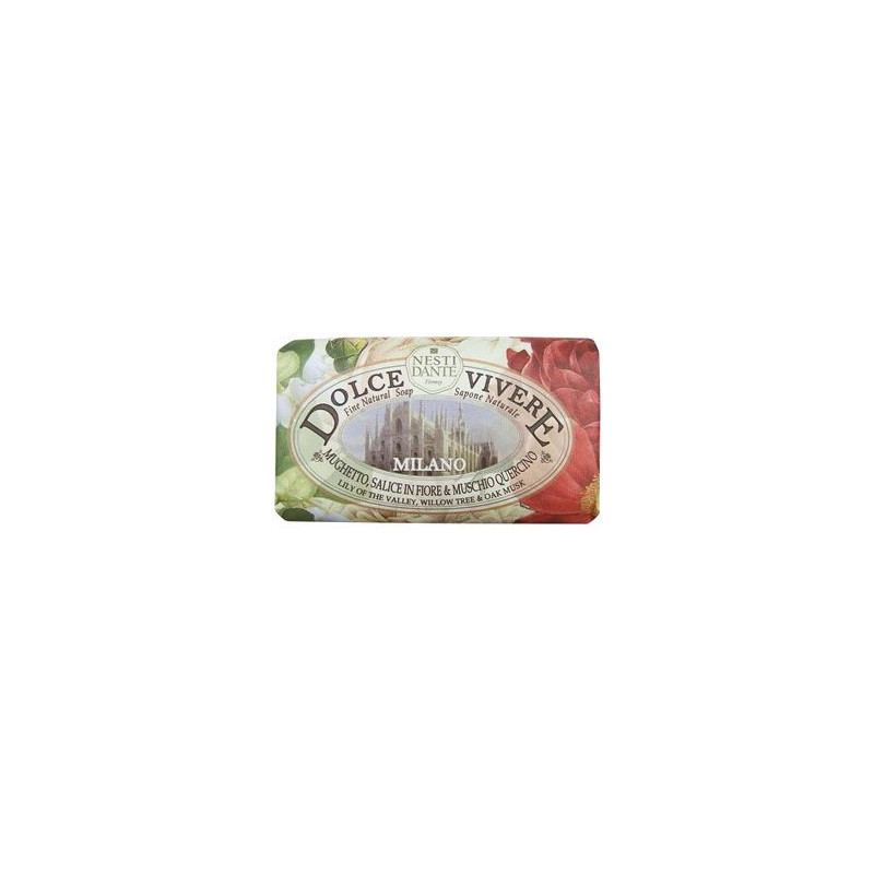 Milano soap - lily of the valley, flowering willow and oak moss - Dolce Vivere - Nesti Dante -250g