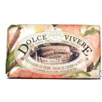 Roma soap - oleander in bloom, Muscat and fig tree - Dolce Vivere - Nesti Dante -250g