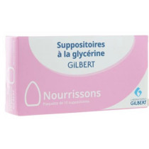 Suppositoires A La Glycérine - Nourissons - Boite de 10