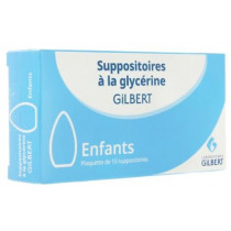 Children's Glycerin Suppository - Gilbert - Constipation - Box of 10