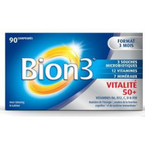 Bion3 vitalité 50+ - Activateur de vitalité - 90 comprimés