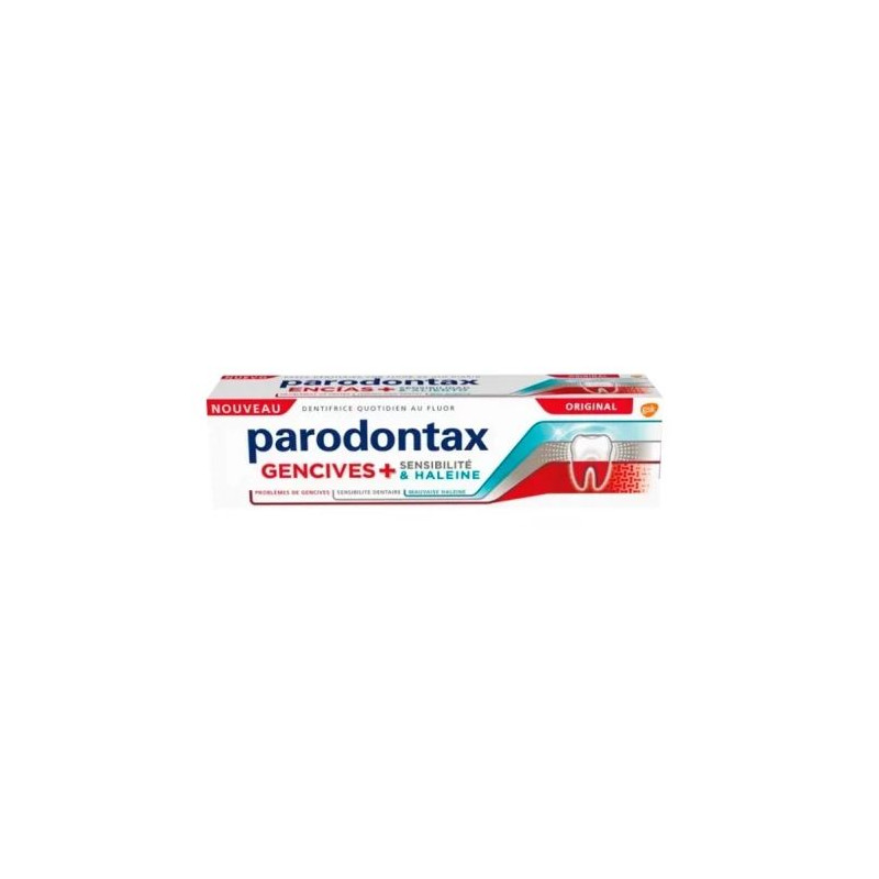 Dentifrice Gencives + Sensibilité - Fraîcheur Intense - Parodontax - 75 ml