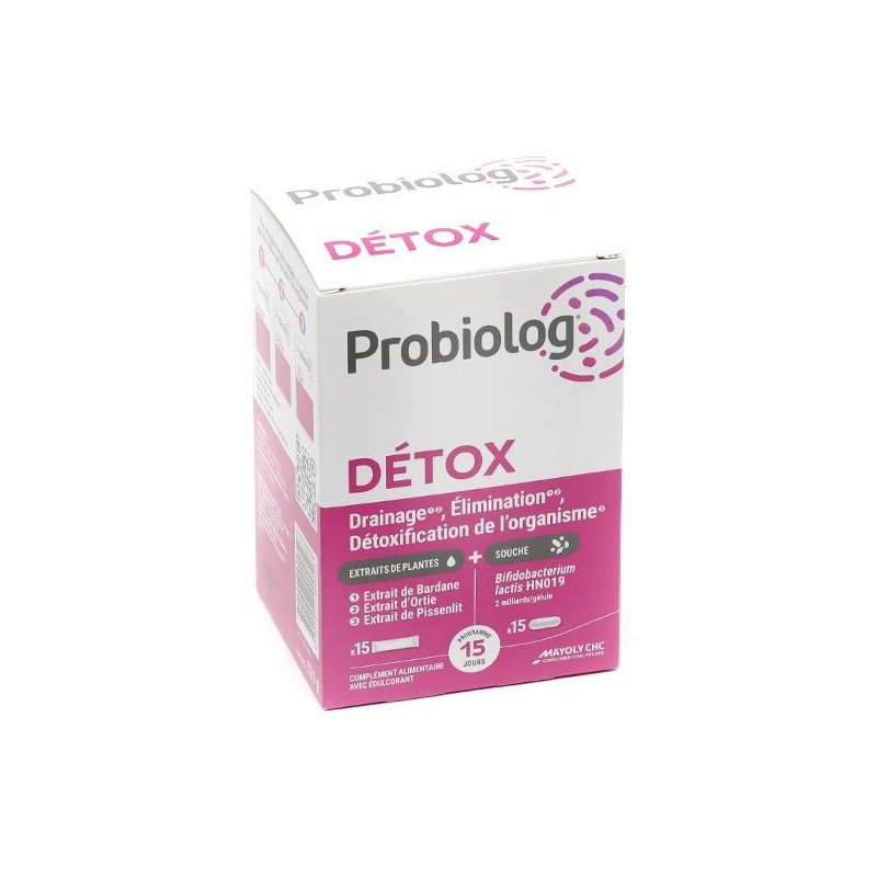 Cure Détox - Probiolog - 15 sachets + 15 gélules