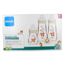 Birth Kit - Glass Baby Bottles + Pacifier - Mon Premier MAM