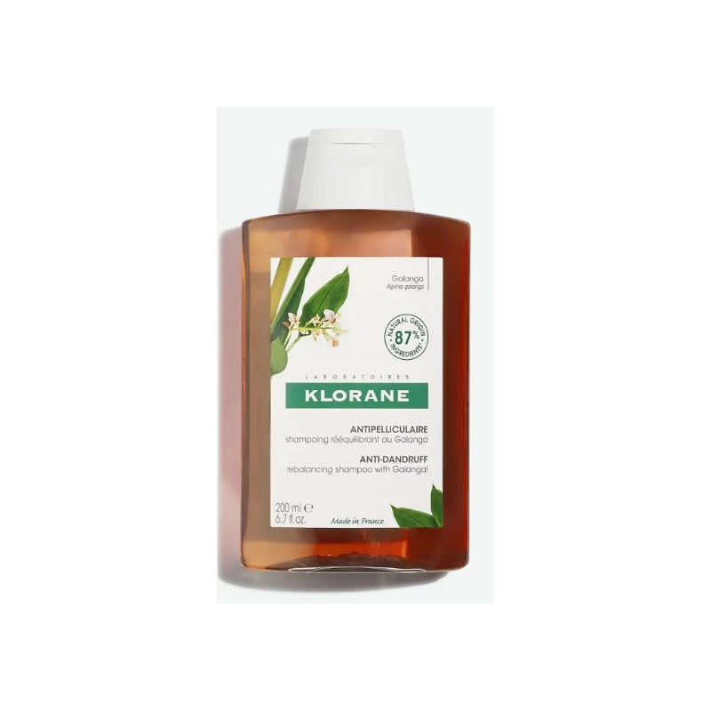 Rebalancing Shampoo with Galanga - Anti-dandruff - Klorane - 200 ml