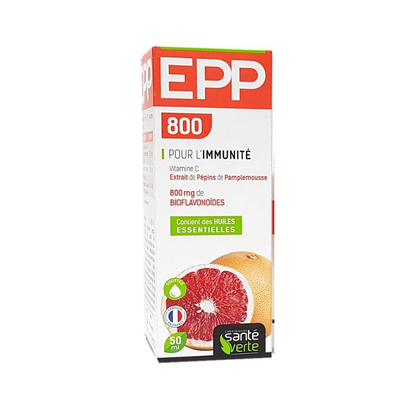 EPP 800 - Grapefruit Seed Extract - Immune System - Green Health - Bottle Of 50 ml