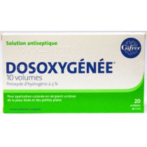 Dosoxygénée 10 Volumes - Solution pour application cutanée -  20 Unidoses de 5ml